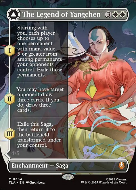 The Legend of Yangchen // Avatar Yangchen (TLA) (Foil) (Borderless) (#354)