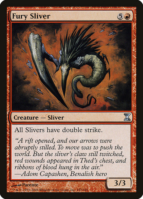 Fury Sliver (TSP) (Foil) (#157)
