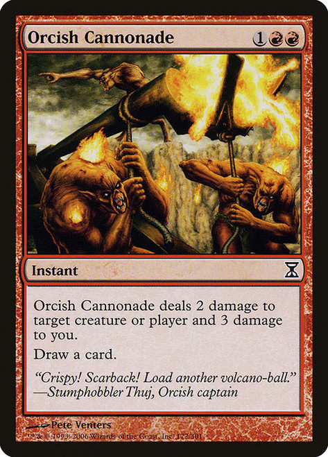 Orcish Cannonade (TSP) (Foil) (#172)