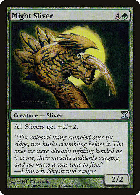Might Sliver (TSP) (Foil) (#205)
