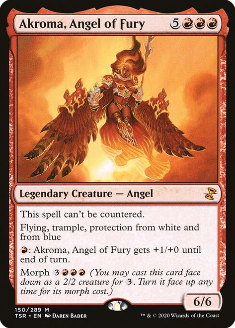 Akroma, Angel of Fury (TSR) (Foil) (#150)