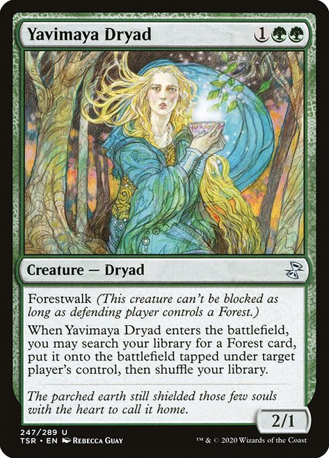 Yavimaya Dryad (TSR) (Foil) (#247)