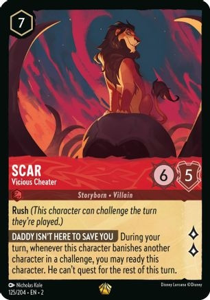 Scar - Vicious Cheater (2) (#125/204)