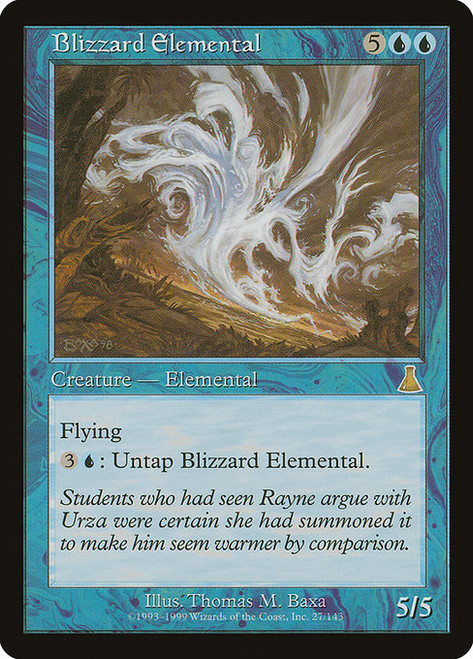 Blizzard Elemental (UDS) (Foil) (#27)