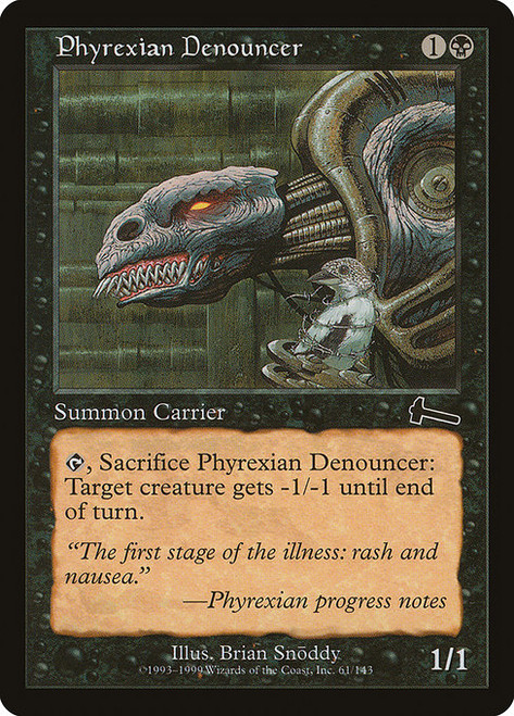 Phyrexian Denouncer (ULG) (Foil) (#61)