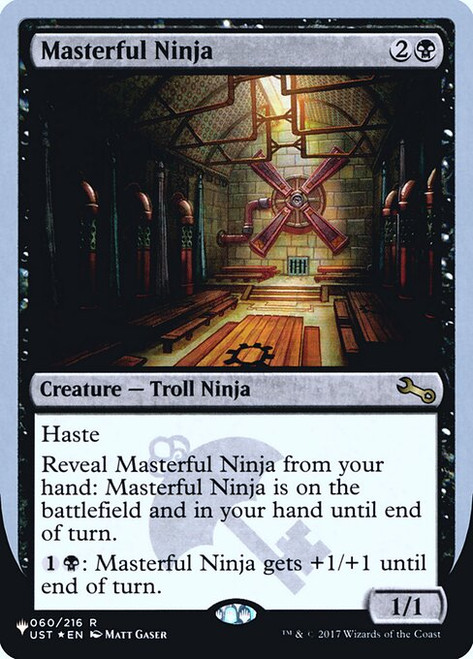 Masterful Ninja (ULST) (Foil) (#22)