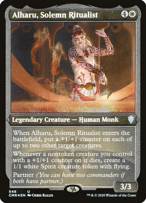 Alharu, Solemn Ritualist (CMR) (FoilEtched) (#548)