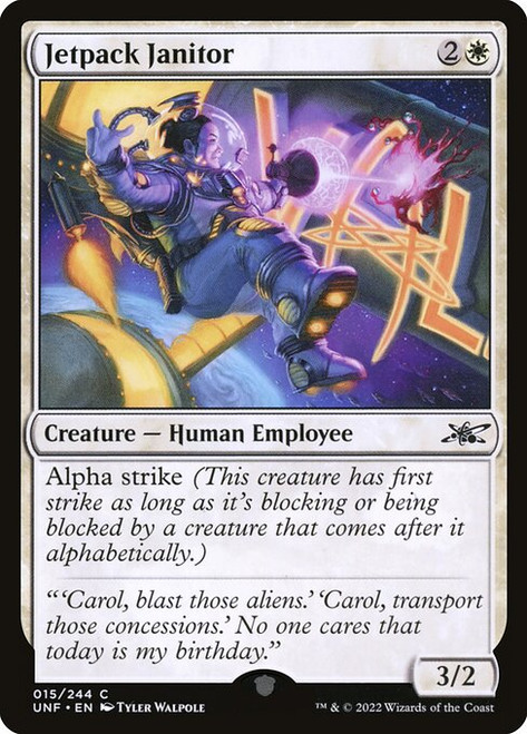 Jetpack Janitor (UNF) (Foil) (#15)