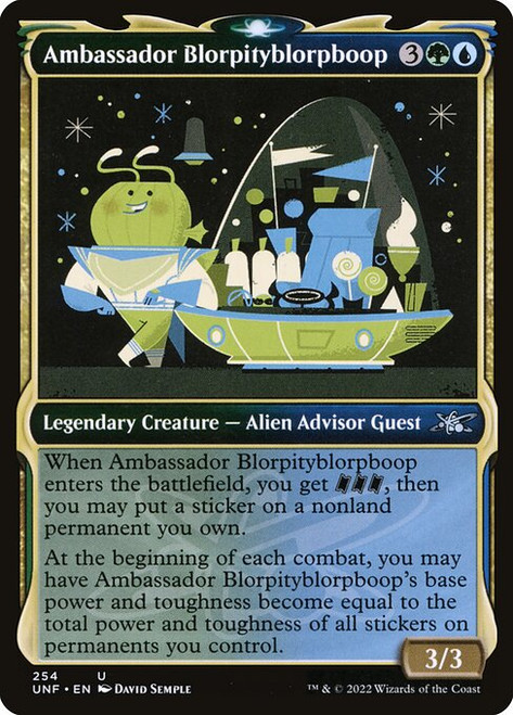Ambassador Blorpityblorpboop (UNF) (Foil) (Showcase) (#254)
