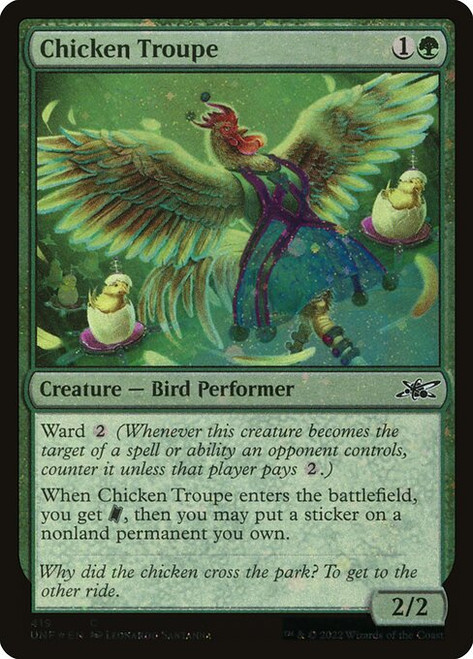 Chicken Troupe (UNF) (GalaxyFoil) (#419)