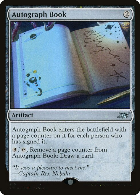 Autograph Book (UNF) (GalaxyFoil) (#469)