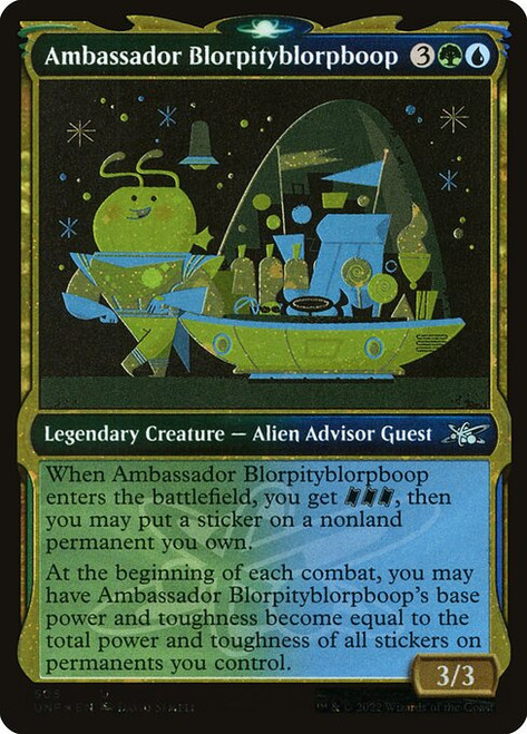 Ambassador Blorpityblorpboop (UNF) (GalaxyFoil) (Showcase) (#505)