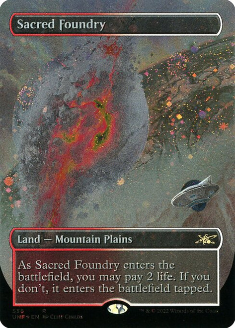 Sacred Foundry (UNF) (GalaxyFoil) (Full Art) (#536)