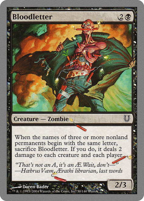 Bloodletter (UNH) (Foil) (#50)