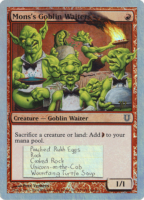 Mons's Goblin Waiters (UNH) (Foil) (#82★)