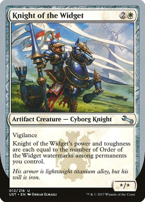 Knight of the Widget (UST) (Foil) (#13)
