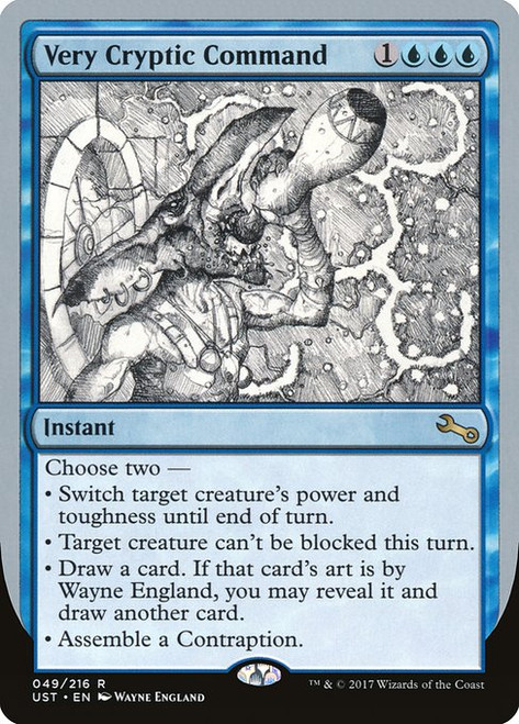 Very Cryptic Command (UST) (Foil) (#49a)