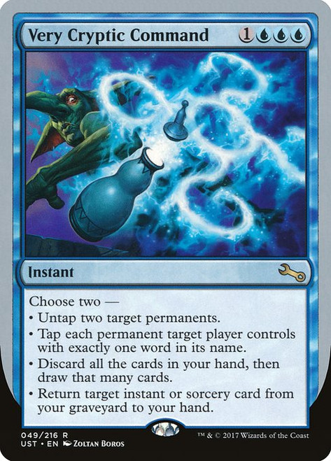 Very Cryptic Command (UST) (Foil) (#49b)
