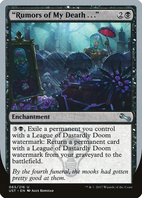 "Rumors of My Death . . ." (UST) (Foil) (#65)