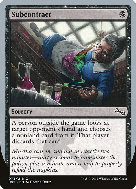 Subcontract (UST) (Foil) (#73)
