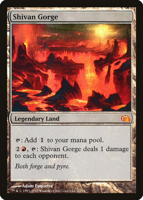 Shivan Gorge (V12) (Foil) (#12)