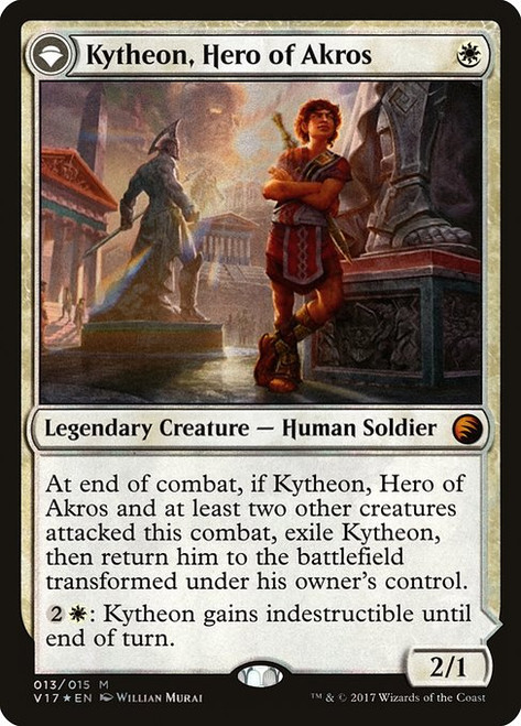 Kytheon, Hero of Akros // Gideon, Battle-Forged (V17) (Foil) (#13)