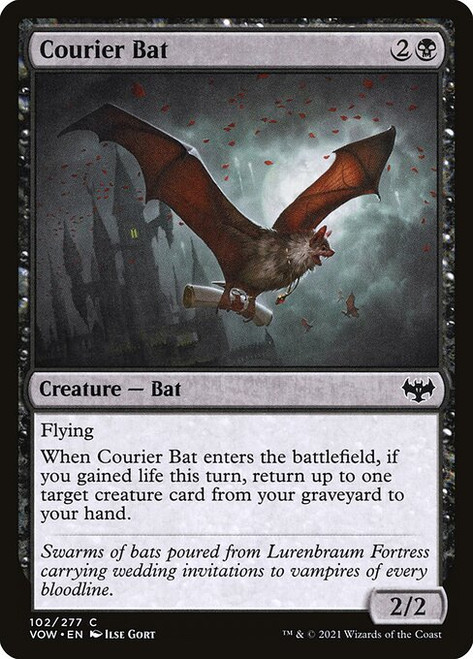 Courier Bat (VOW) (Foil) (#102)