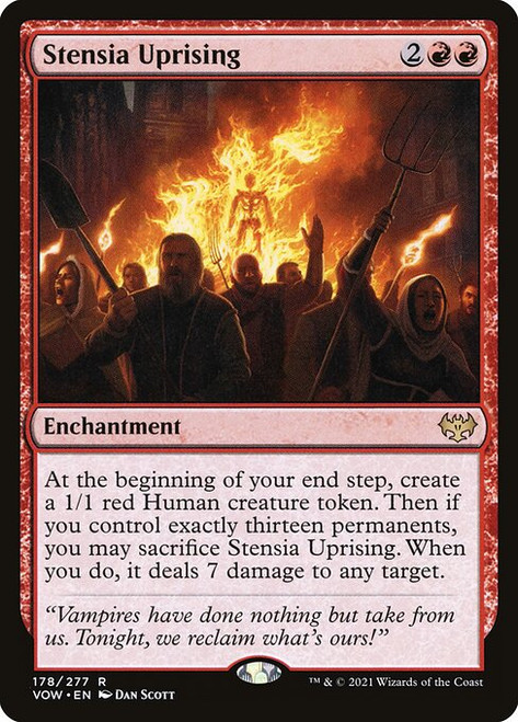Stensia Uprising (VOW) (Foil) (#178)