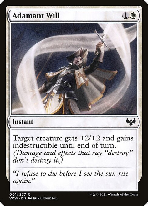 Adamant Will (VOW) (Foil) (#1)
