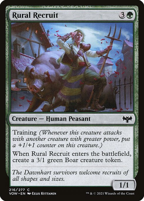 Rural Recruit (VOW) (Foil) (#216)