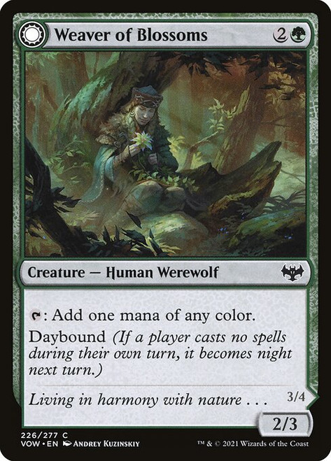 Weaver of Blossoms // Blossom-Clad Werewolf (VOW) (#226)