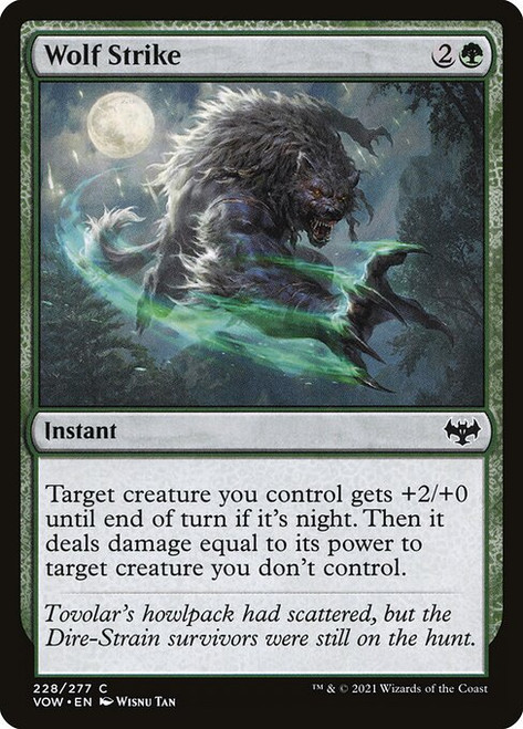 Wolf Strike (VOW) (Foil) (#228)