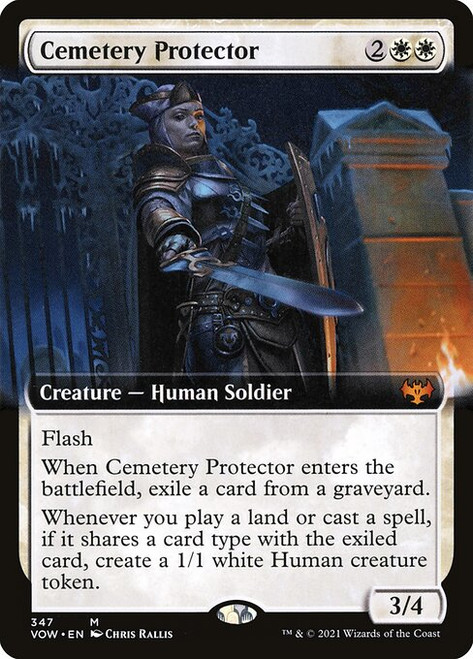 Cemetery Protector (VOW) (Extended Art) (#347)