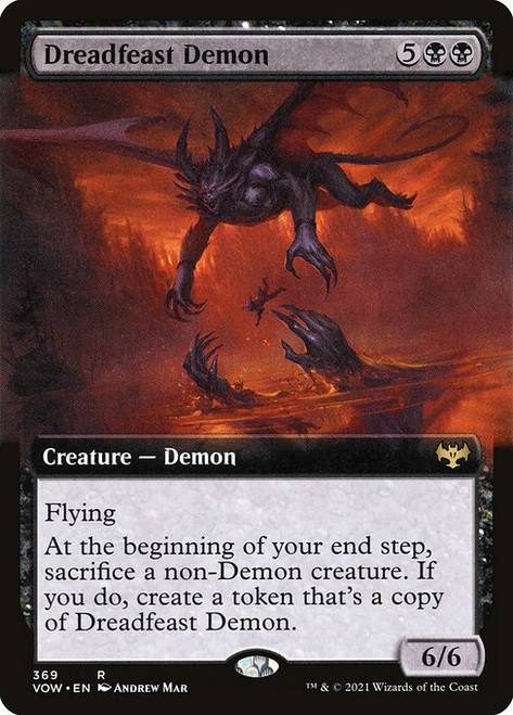 Dreadfeast Demon (VOW) (Extended Art) (#369)