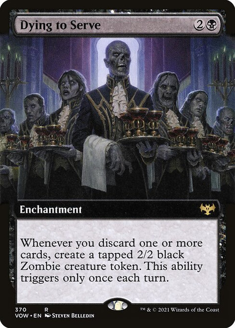 Dying to Serve (VOW) (Foil) (Extended Art) (#370)
