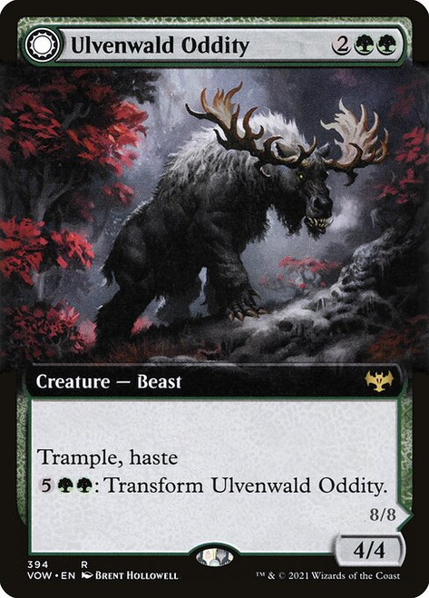 Ulvenwald Oddity // Ulvenwald Behemoth (VOW) (Foil) (Extended Art) (#394)