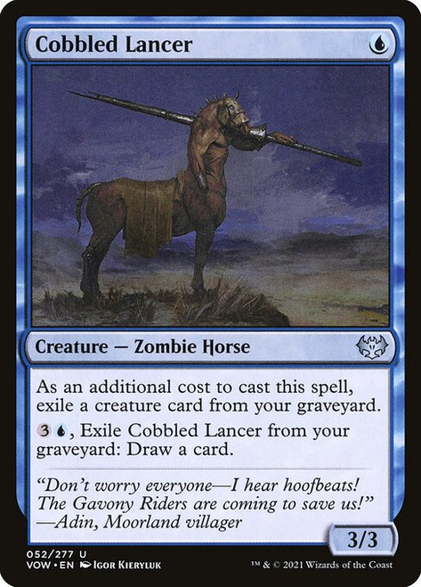 Cobbled Lancer (VOW) (Foil) (#52)
