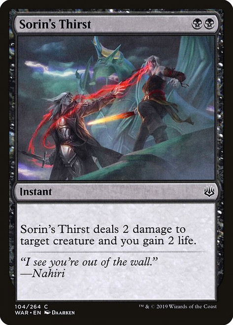 Sorin's Thirst (WAR) (#104)
