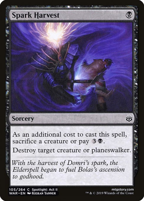 Spark Harvest (WAR) (Foil) (#105)