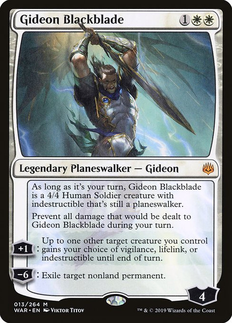 Gideon Blackblade (WAR) (Foil) (#13)