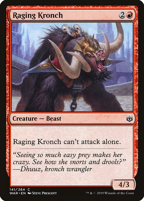 Raging Kronch (WAR) (Foil) (#141)