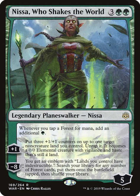 Nissa, Who Shakes the World (WAR) (#169)