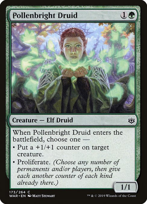 Pollenbright Druid (WAR) (Foil) (#173)