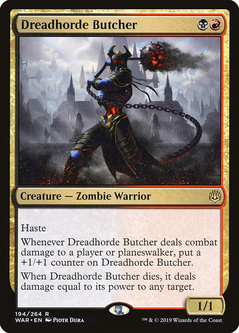 Dreadhorde Butcher (WAR) (Foil) (#194)