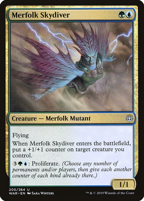 Merfolk Skydiver (WAR) (#205)