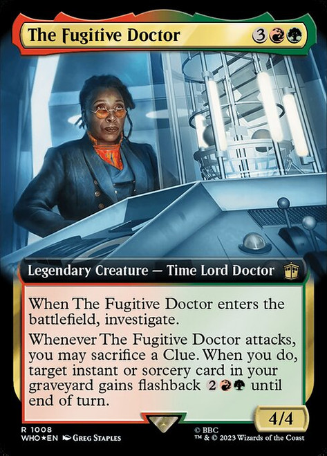 The Fugitive Doctor (WHO) (SurgeFoil) (Extended Art) (#1008)
