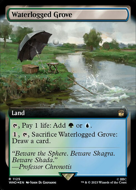 Waterlogged Grove (WHO) (SurgeFoil) (Extended Art) (#1125)
