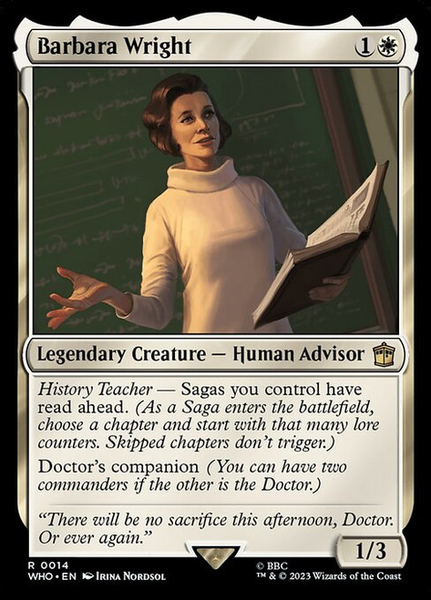 Barbara Wright (WHO) (Foil) (#14)