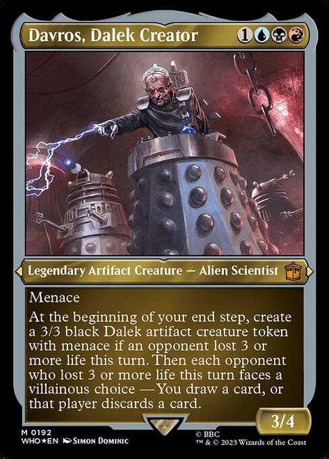 Davros, Dalek Creator (WHO) (FoilEtched) (#192)