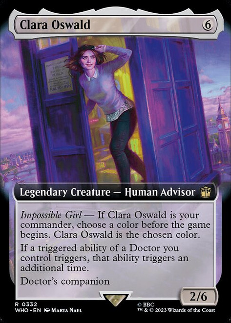 Clara Oswald (WHO) (Foil) (Extended Art) (#332)